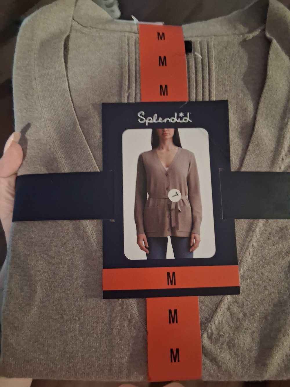 Splendid Taupe Wrap Cardigan - M